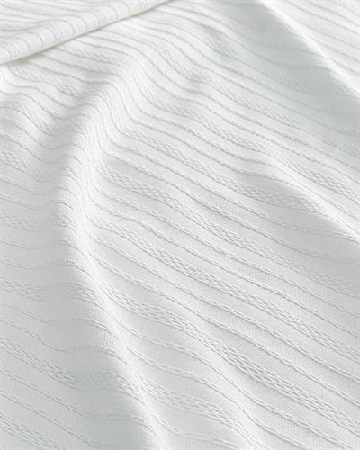 Chain Rope Одеяло Пике Кралски размер Жакардов 240x220 см Бял