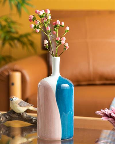 Charlotte Ваза Розово, 9 X 9 X 20 Cm