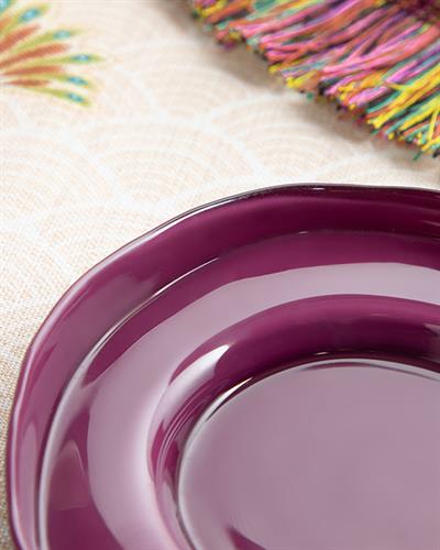 Charm Чаена Чиния Стъкло, Лилаво, 12 Cm