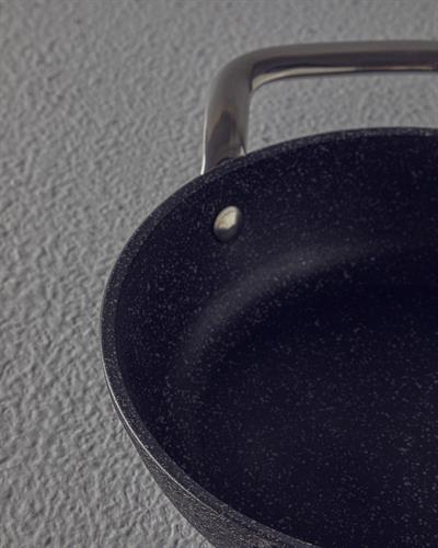 Charm Aluminum Shallow Frying Pan 18 cm Black