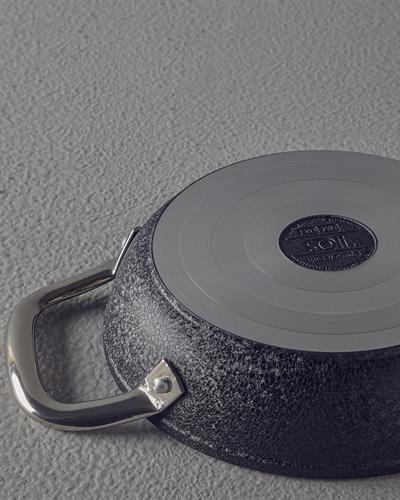 Charm Тиган С Две Дръжки Алуминий 20 см Черен