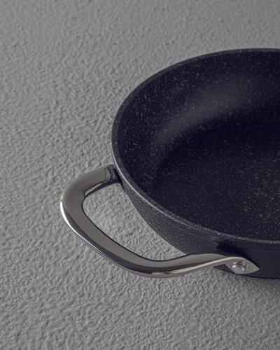 Charm Тиган С Две Дръжки Алуминий 20 см Черен
