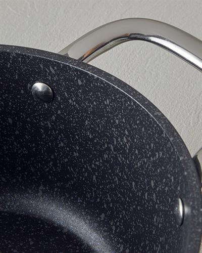 Charm Тенджера Дълбок Алуминий 20 см Черен