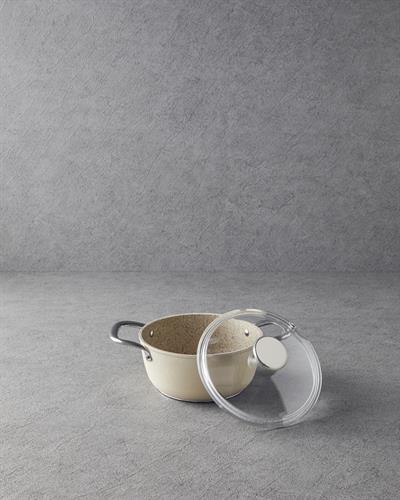 Charm Aluminum Deep Pan 20 cm Beige