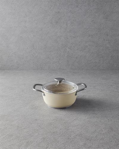 Charm Aluminum Deep Pan 20 cm Beige