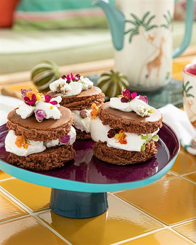 Charm Поставка За Кекс Стъкло, Лилаво, 21 Cm