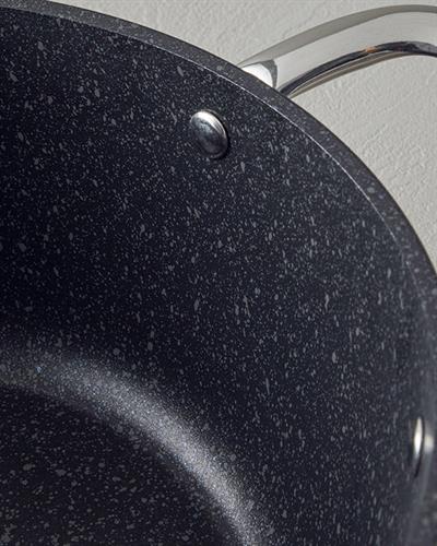 Charm Тенджера Дълбок Алуминий 24 см Черен