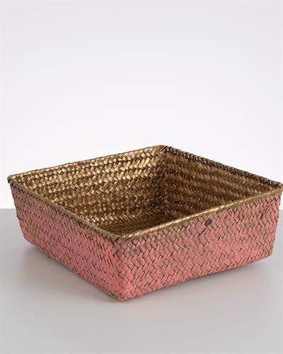 Charming Кошница 27X27X10 cm Розов