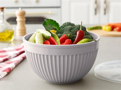 Charming КУТИЯ ЗА СЪХРАНЕНИЕ Пластмасов 4L Gray