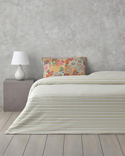 Спален Комплект Единичен Лесно за гладене 160x220 см Розов - Оранжев