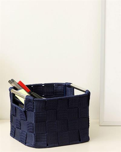 Checked Кошница Полипропилен 16x16x11 cm Морскосин