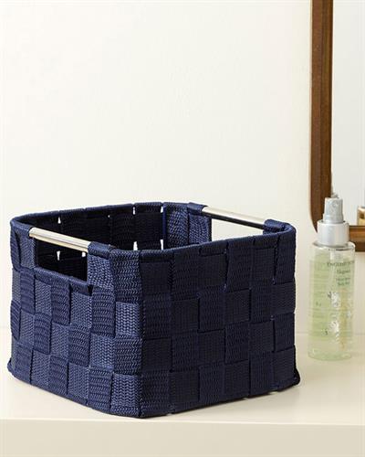 Checked Кошница Полипропилен 19x19x13 cm Морскосин