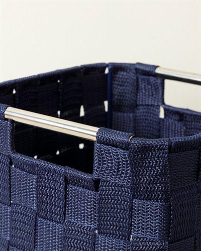 Checked Кошница Полипропилен 19x19x13 cm Морскосин