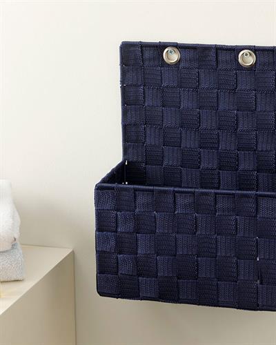 Checked Кутия За Съхранение Полипропилен 24x12,5x31 см Морскосин