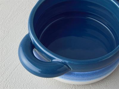 Cheerful Тенджера За Фурна Каменна керамика 15x11x6 см Син