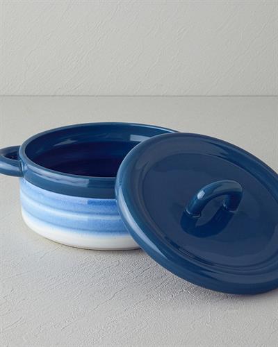 Cheerful Тенджера За Фурна Каменна керамика 26,2x20,5x13 см Син