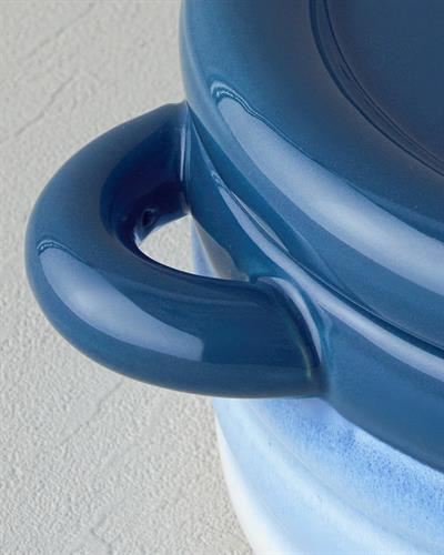 Cheerful Тенджера За Фурна Каменна керамика 26,2x20,5x13 см Син