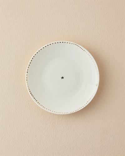 Cheerful Glam Подложна Чиния За Сервиране Костен порцелан 25 см Бял