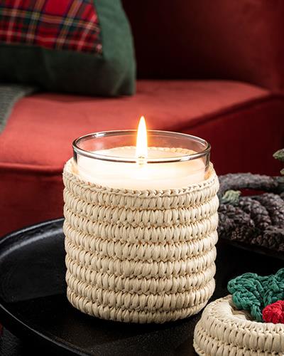 Cheerful Pino Ароматизирана Свещ 220 г Кремав