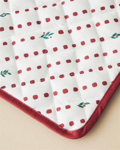 Cheerful Point Кухненски Комплект 2 бр. Полиестер 19x30+20x20 см Бял