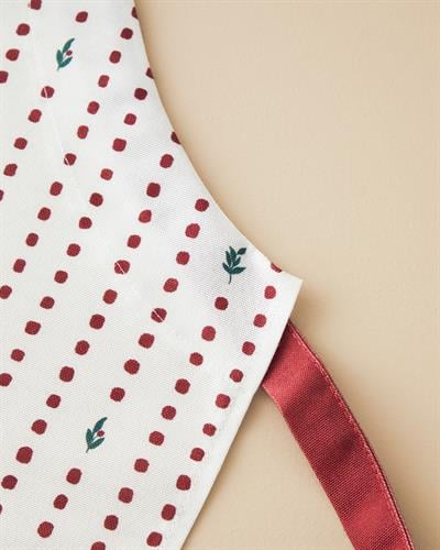 Cheerful Point Кухненска Престилка Полиестер 65x75 см Бял