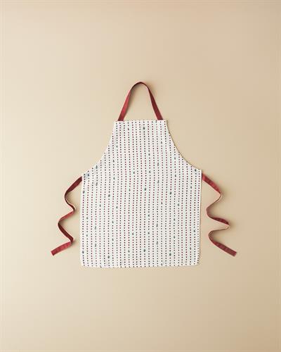 Cheerful Point Кухненска Престилка Полиестер 65x75 см Бял