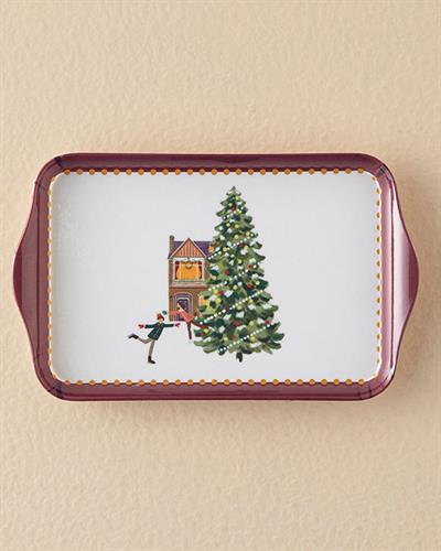 Cheerful Skate Тепсия Меламин 23x14 cm Червен