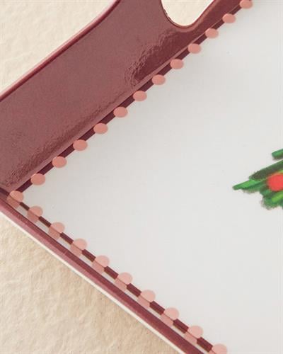 Cheerful Street Тепсия Меламин 42x27 см Червен