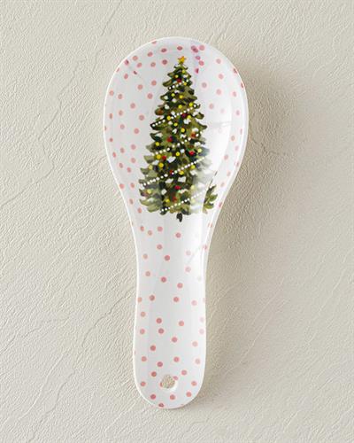 Cheerful Tree Поставка За Лъжици Меламин 24 см Бял