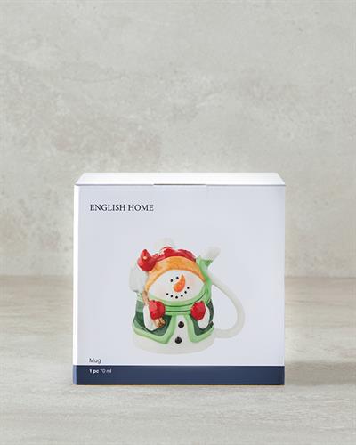 Cheery Snowman Чаша Доломит 300 мл Шарен