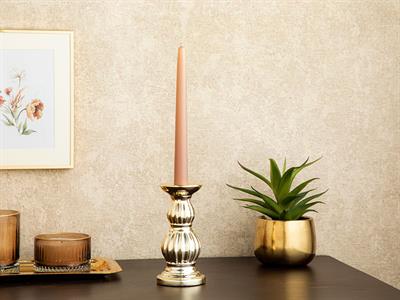 Chera Свещник Златисто, 7,5 X 7,5 X 15,2 Cm