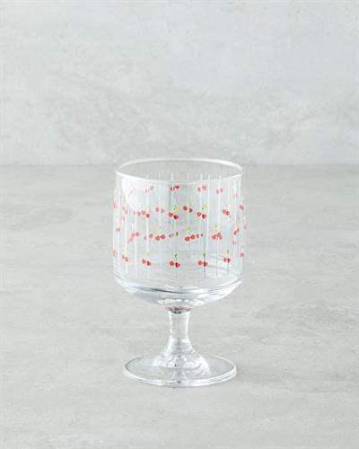 Чаша 3 бр. Стъкло 300 мл Червен