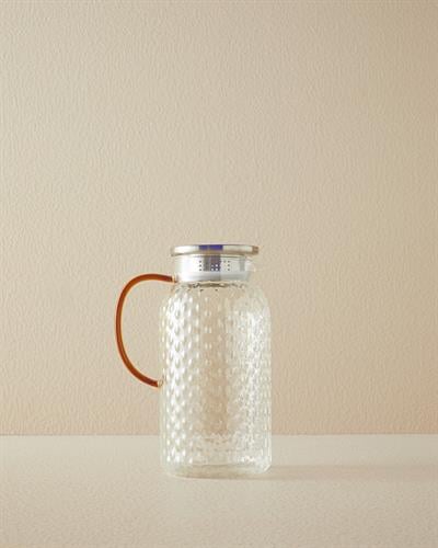 Cherry Кана Боросиликатно стъкло 1900 мл Прозрачен