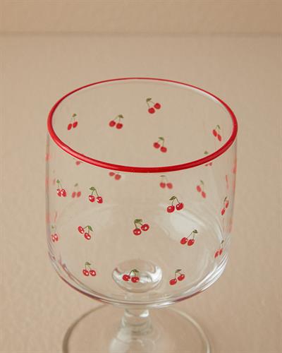 Cherry Чаша 3 бр. Стъкло 300 мл Червен