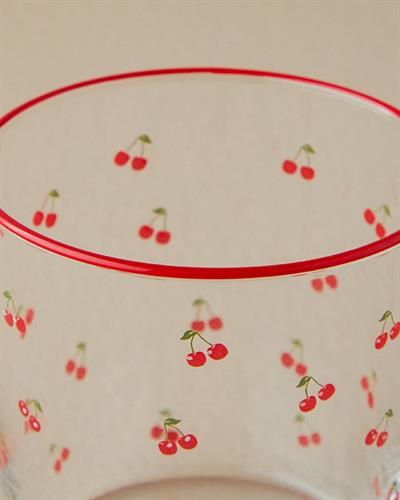 Cherry Чаша 3 бр. Стъкло 380 мл Червен
