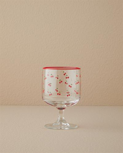 Cherry Чаша 3 бр. Стъкло 300 мл Червен