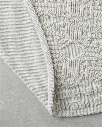 Chester Килим От Букле 110x110 см Кремав