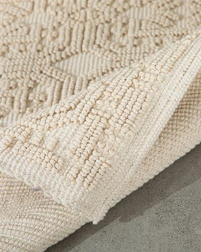 Chester Килим Памучен, Кремово, 50 X 80 Cm