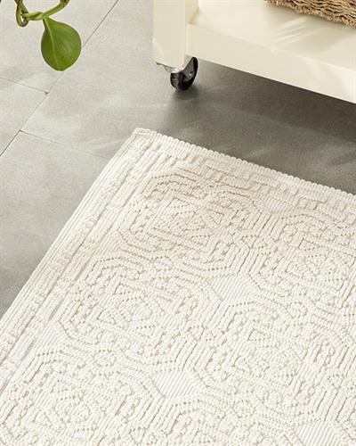 Chester Cottony Rug 60x100 cm White