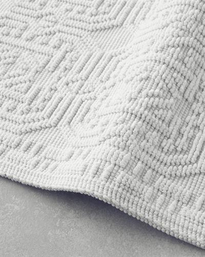 Chester Cottony Rug 60x100 cm White