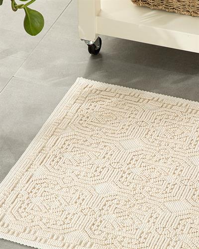 Chester Cottony Rug 60x100 cm Cream