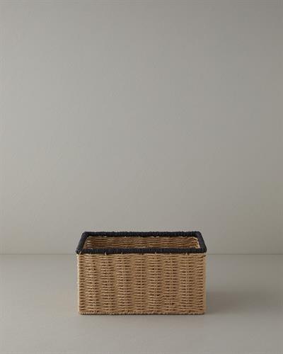 Chiara Кошница Слама 33x23x17 см Натурален