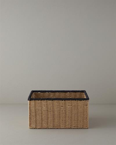 Chiara Кошница Слама 38x28x20 см Натурален