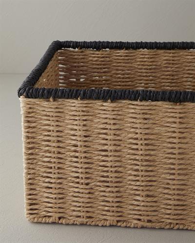 Chiara Кошница Слама 43x30x20 см. Натурален