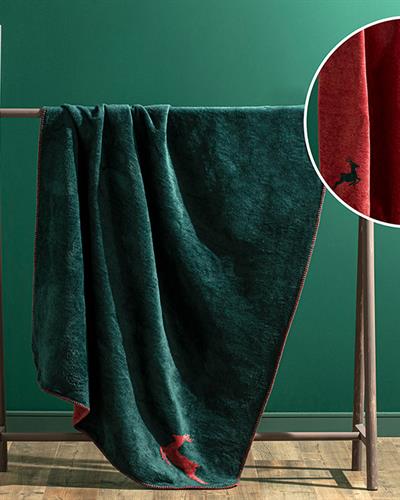 Chic Тв Одеяло Акрил 130x170 см Зелен - Червен.