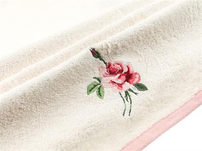 Chic Rose ХАВЛИЯ ЗА ЛИЦЕ Бродирани 50x80 cm Cream.