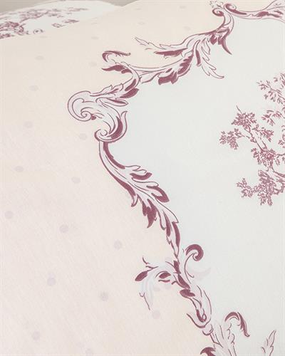 Chic Tuile Калъфка За Възглавница 2 бр. Памучен 50x70 см Дамсон