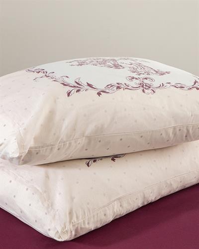 Chic Tuile Калъфка За Възглавница 2 бр. Памучен 50x70 см Дамсон