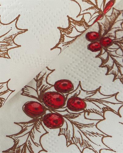 Christmas Cocaine Хартиени Салфетки 20 бр. Хартия 33x33 см Червен