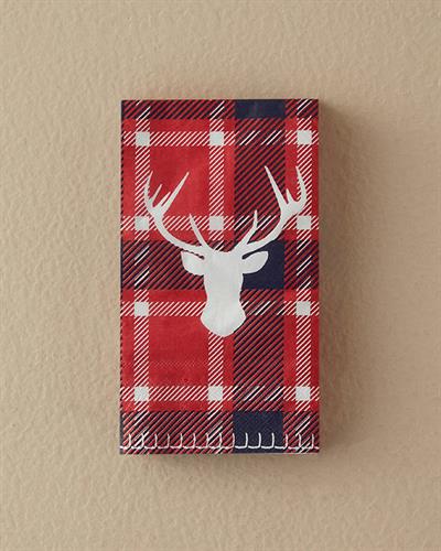 Christmas Deer Хартиени Салфетки 20 бр. Хартия 33x40 Червен